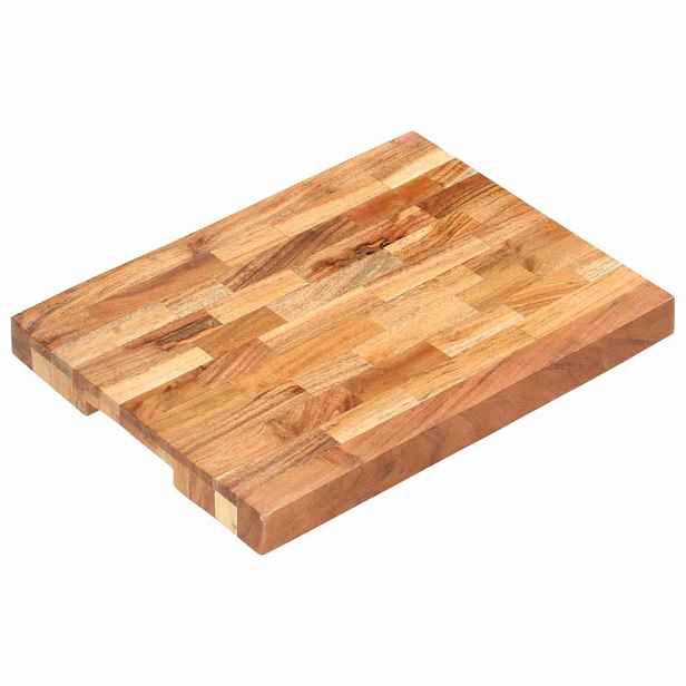 vidaXL Prkénko na krájení potravin 40 x 30 x 4 cm masivní akácie