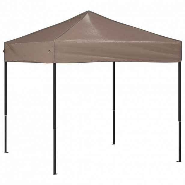 vidaXL Skládací party stan taupe 2 x 2 m