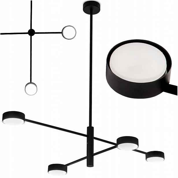 Závěsné Stropní Svítidlo Halogenové svítidlo Led reflektor 32W Velký lustr