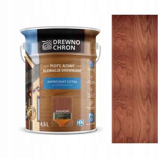 Drewnochron Impregnát Extra 4,5 L Mahagon