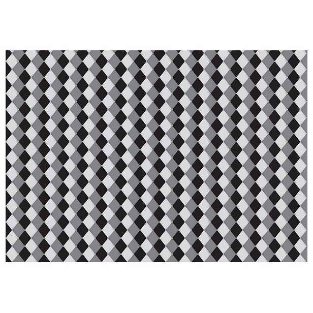 Fototapeta Černé kosočtverce geometrie styl abstrakce minimalismus 416x254 lepidlo
