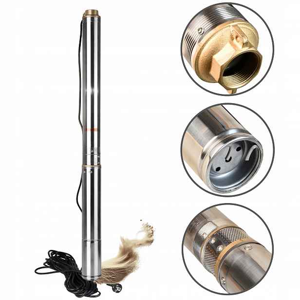 Ponorné Čerpadlo Do Studny 3" Proti Písku 550W 70L/MIN 67 M Vody S Rotory