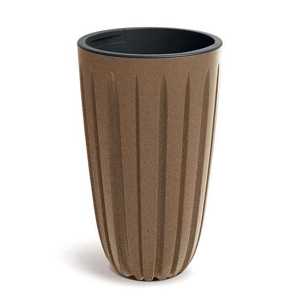 Prosperplast Plastový květináč Warios Eco Wood 29x50 cm přírodní