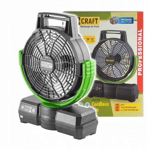 Ventilátor 20V 235 mm Procraft CF20