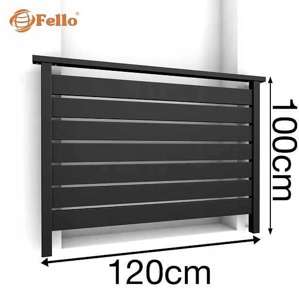 CLASSIC7 Francouzský balkon 120 cm Balustrada Ral