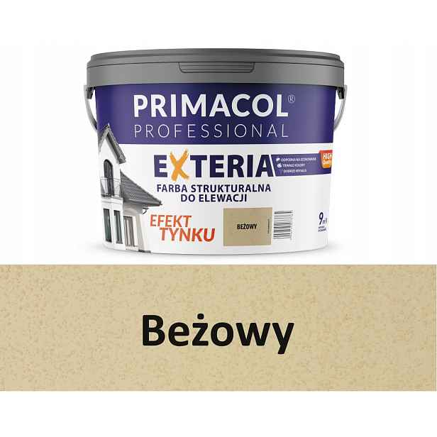Primacol Struktural Barva Barva Exteria 9L Béžová