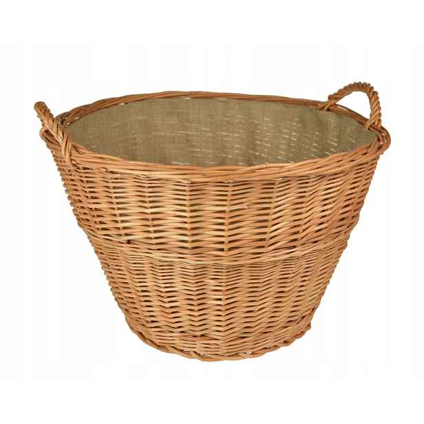 Proutěný Koš Na Hospodářské Dřevo Juta 45 cm