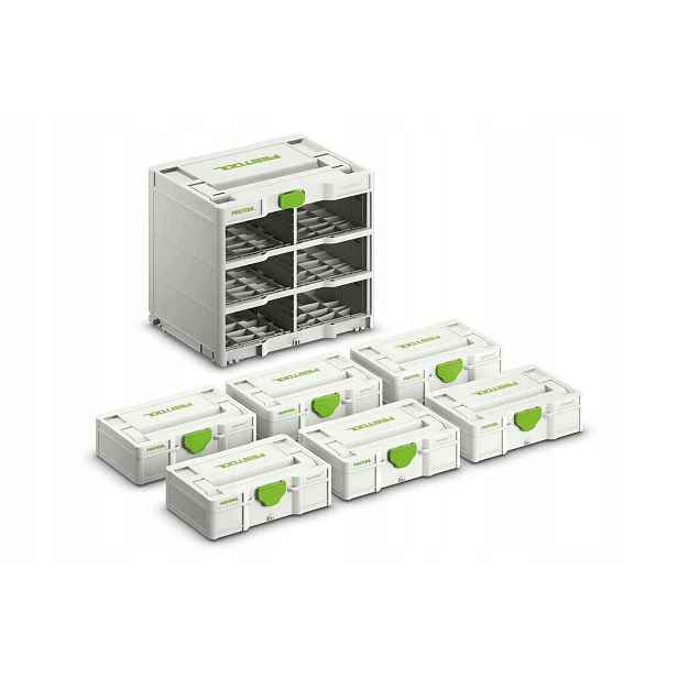 Stojan Systainer SYS3-RK/6 M 337-Set se 6 Systainery Festool 577816