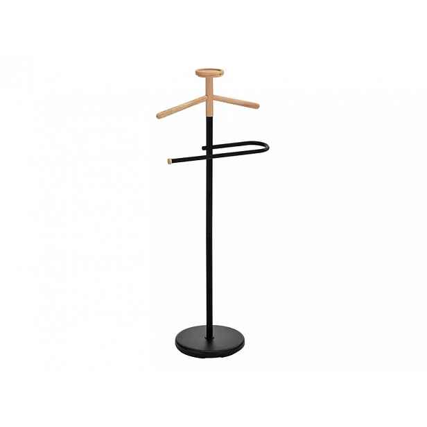 AKCE Kovový věšák LUGO 110 cm černý II. jakost