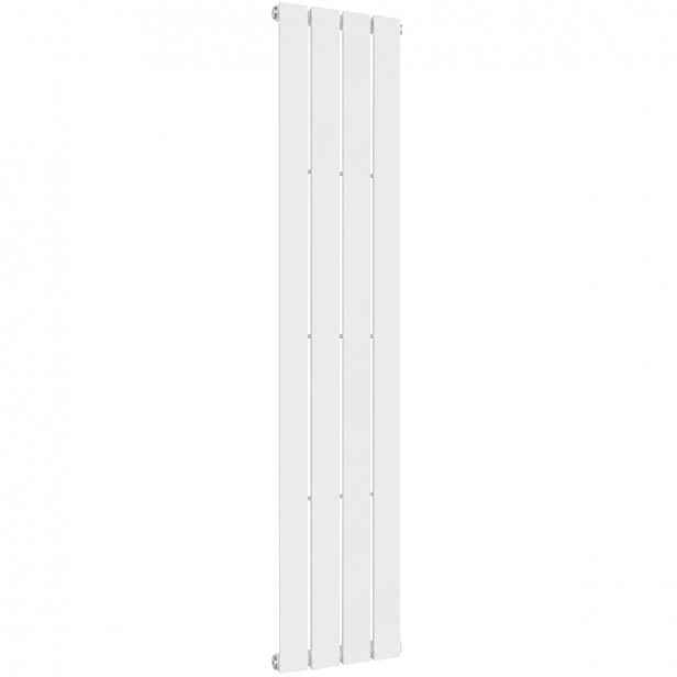 Koupelnový radiátor Arlen - boční připojení - 558 W - bílá lesklá - 1800x300 mm