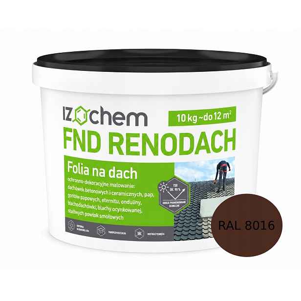 Renodach Bronzová Fólie na plech Asfaltový Pás Betonu Trvanlivé dřevo Elastická 10 kg