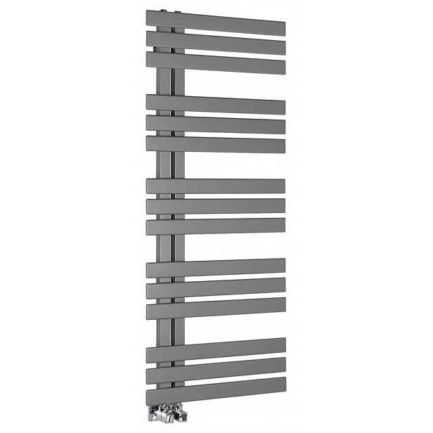 Sapho Silvana - Topné těleso 50x124 cm, 561 W, metalická stříbrná IR153