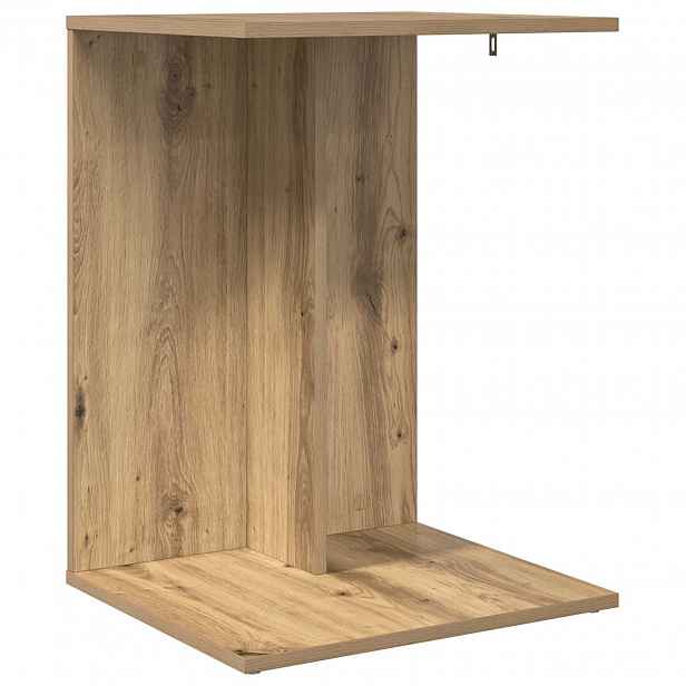 vidaXL Boční stůl Artisanový dub 45 x 40 x 62,5 cm Kompozitní dřevo