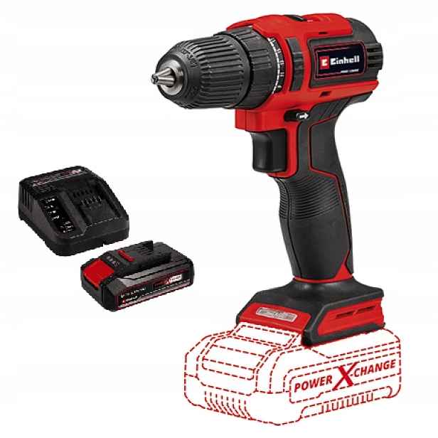 Einhell Aku Vrtačka Te-cd 18/40LI Bl Sada Akumulátor 2,5AH Pxc/