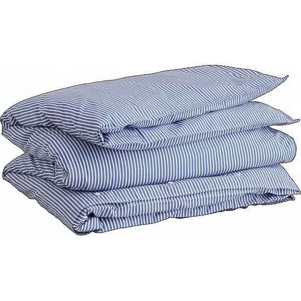 Gant Shirt Stripe povlak na přikrývku tmavě modrý 135 x 200 cm