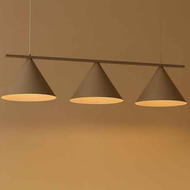 MiLAGRO Závěsná lampa Capital Taupe 3Xgx53 Stropní lustr Osvětlení