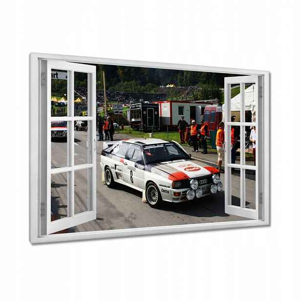 Obrazy 90x60 Audi Quattro na rally