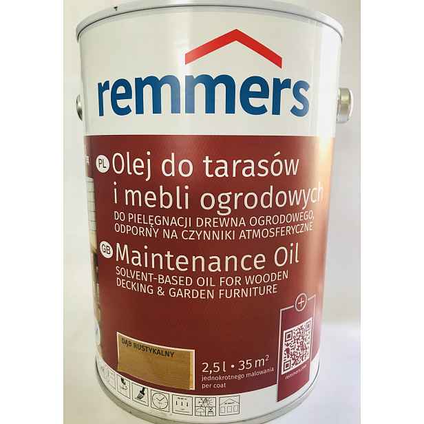 Remmers Olej Na Terasy A Nábytek Dub Rust. 2.5L