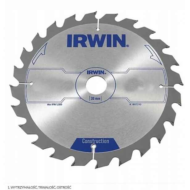 Sintrová Pila Na Dřevo 350*30MM/40T 1897215 Irwin