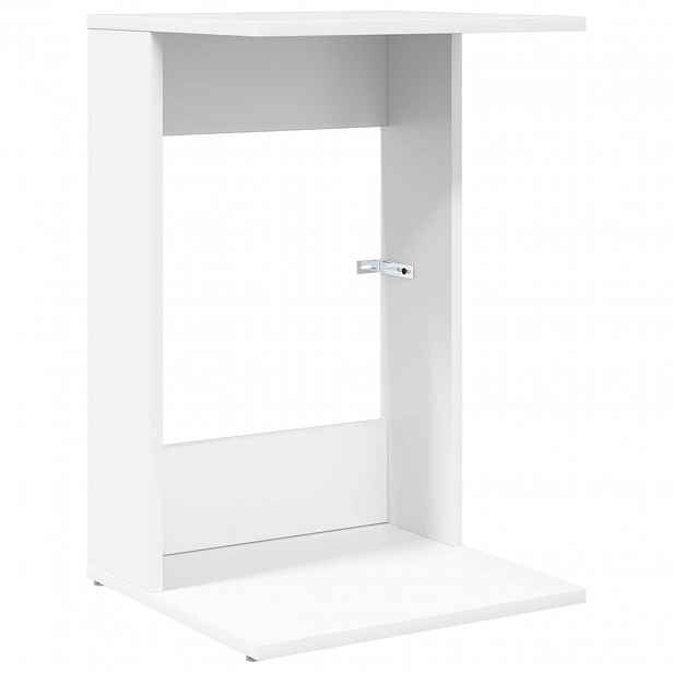 vidaXL Boční stůl Bílá 40 x 38 x 62,5 cm Kompozitní dřevo