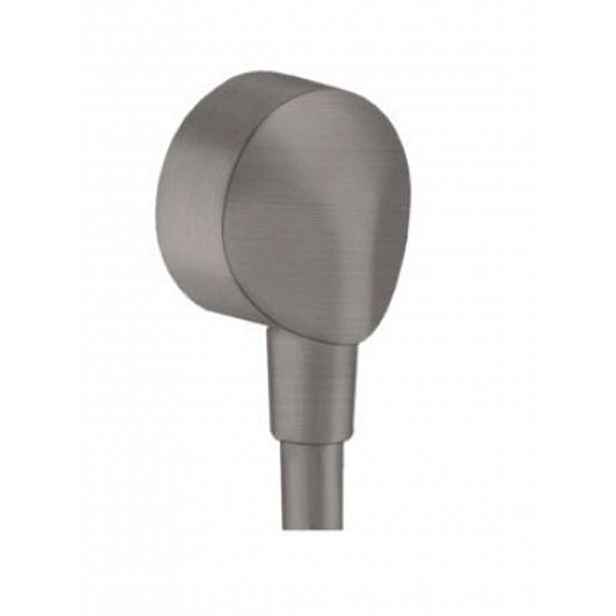 Hansgrohe Fixfit - Přípojka hadice E bez zpětného ventilu, kartáčovaný černý chrom 27454340