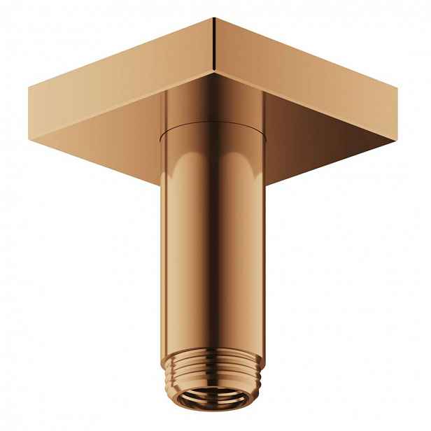 Keuco - Sprchové rameno stropní, délka 10 cm, kartáčovaný bronz 53089030102