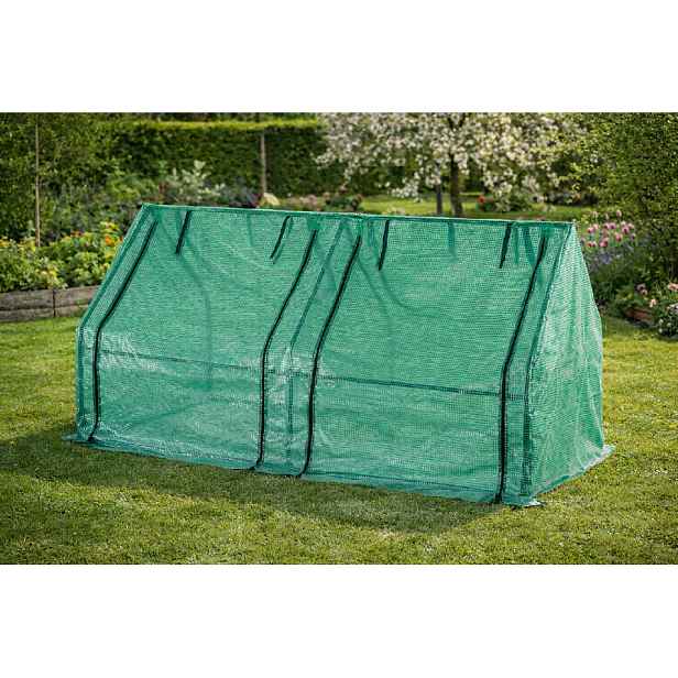 Mini fóliový skleník BestBerg BBGH-180 / 180 x 90 x 90 cm / zelená