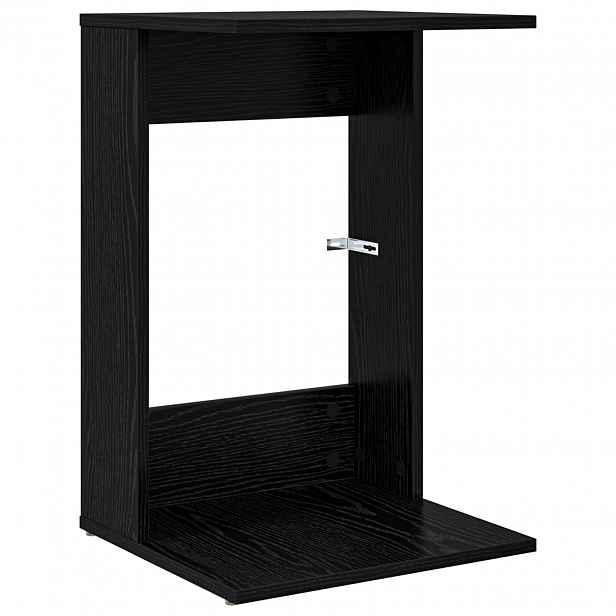 vidaXL Boční stůl Černý dub 40 x 38 x 62,5 cm Kompozitní dřevo