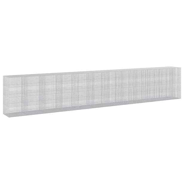 vidaXL Gabion s drátem 3,5 mm a síťkou 5x5 cm 1150x100x200 cm