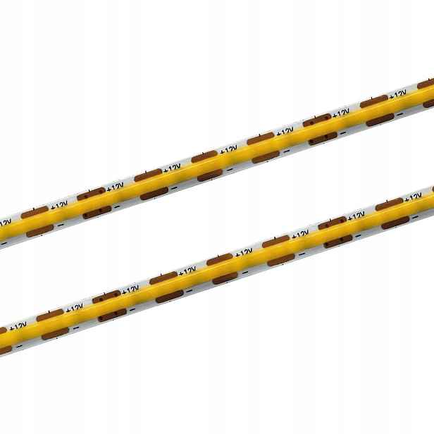 Led pásek slim Cob 400SMD 3000K 12V úzký 5 mm 12 W/m