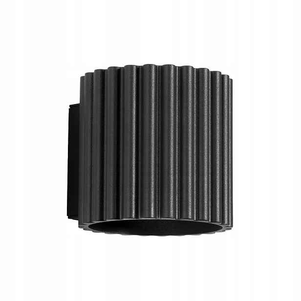 Nástěnná lampa G9 hliníková černá Aura Deep Space SL.1786 Sollux