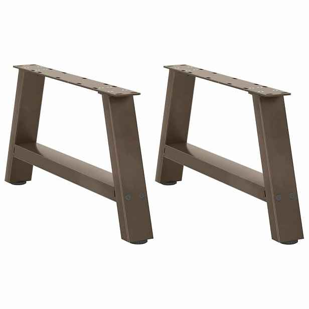 vidaXL Nohy konferenčního stolku ve tvaru A, 2 ks, 70 x (30-31) cm, ocel