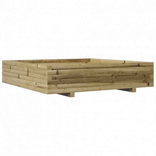 vidaXL Zahradní truhlík 110 x 110 x 26,5 cm impregnované borové dřevo