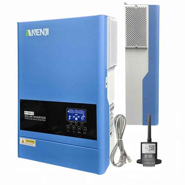 Hybridní solární měnič Anenji 6.2KW 6200W Wifi 48V Čistá sinusoida
