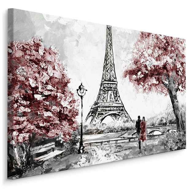Plátno Paříž Plná Romantiky Varianta: 90x60