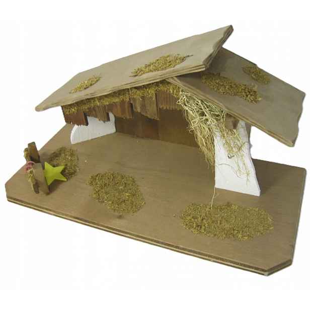 Vánoční betlém 32x15x16 cm, pro figurky 7 cm