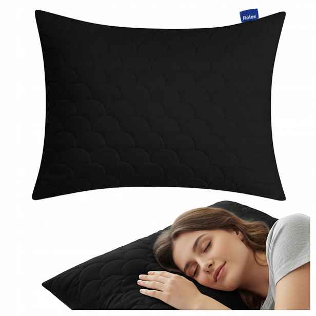 2x Sada Polštář 50x60 cm na spaní Antialergický Prošívaná Vysoká zip