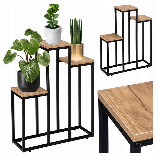 Držák Na Květináč kovový loft Agras Craft stojan na květiny