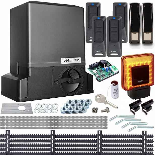 Sada Delta2 Faac 740 4xPilot Lampa Xled 5x Lišta