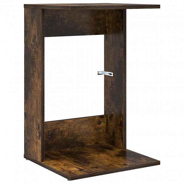 vidaXL Boční stůl Kouřový dub 40 x 38 x 62,5 cm Kompozitní dřevo