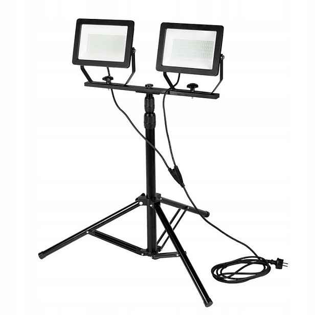 Dvojitý Reflektor Na Stativu 200W Led 17000LM