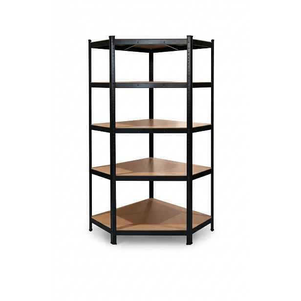 Rohový Kovový Skladový Regál Pro Garáž Sklepů 180x90x40 875kg Medas PR0