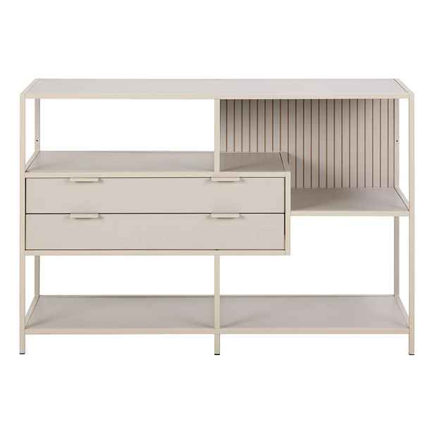 Actona Knihovna Seaford III 114 cm šedá