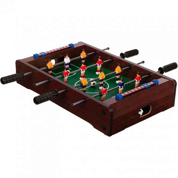 GamesPlanet® Mini stolní fotbálek, 51 x 31 x 8 cm, tmavá M40693