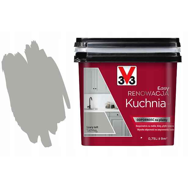 3V3 Easy Renovace Pvc Kafli Kuchyně Rychlá Obnova Boazerie Grey 7500ML