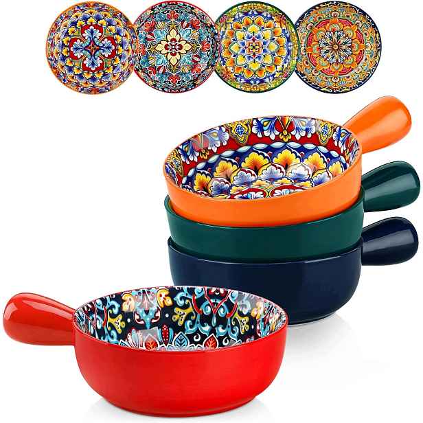 Bulionovka Boho 690 ml 4 ks dárek R25