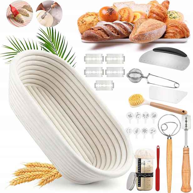 Košík Ratanový Koš 25 CM Forma Na Kynutí Kynutí Těsta Těsta Na Chléb