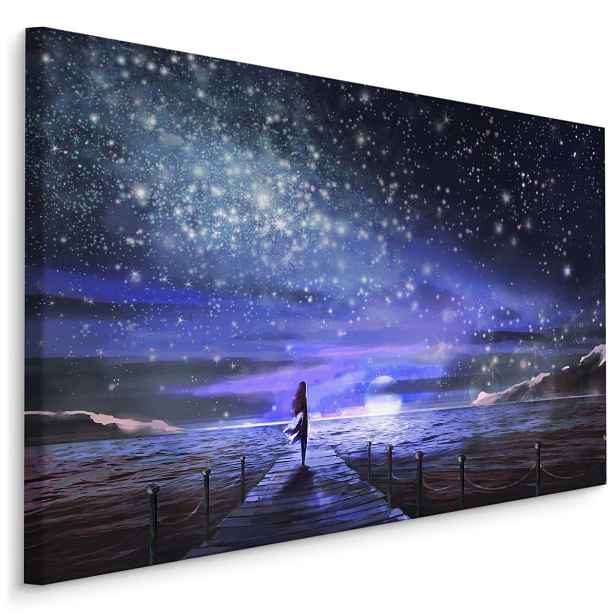 Plátno Noční Moře A Hvězdy Varianta: 30x20