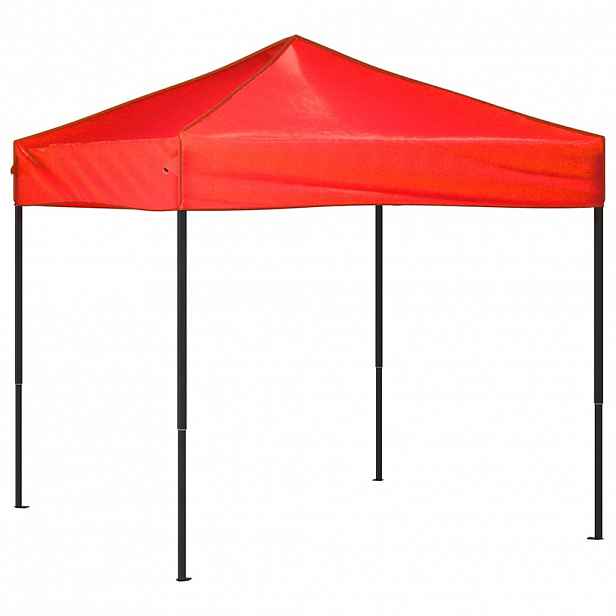 vidaXL Skládací party stan červený 2 x 2 m