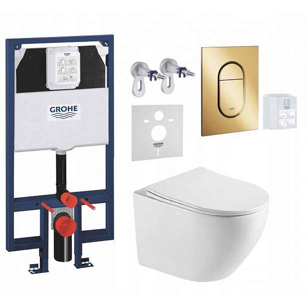 7v1 Wc Set, Stelaz Grohe Slim Wc Mísa Tornado Imprese Tlačítko